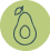 Icono aguacate